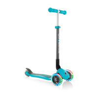 Globber PRIMO Foldable Lights Scooter - Teal 