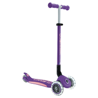 Globber PRIMO FOLD PLUS LIGHTS Scooter V2 - Purple/ Pastel Pink 