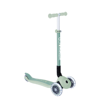 Globber ECOLOGIC PRIMO Foldable Scooter with Lights - Pistachio 