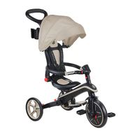 Globber EXPLORER Trike 4in1 FOLDABLE - Taupe